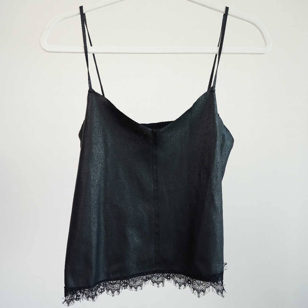 Bershka Leather top, size S